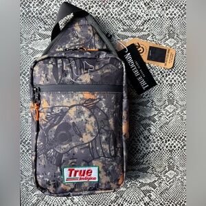 True religion brand jeans backpack, petrol style ,camo color , BNWT